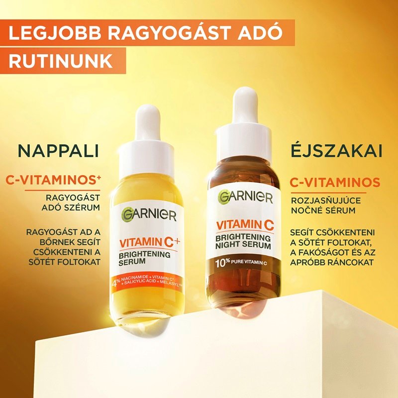 Ragyogást adó éjszakai szérum C-vitaminnal - 5